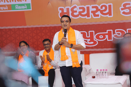 स्थानीय निकाय चुनावों में भाजपा की निर्विरोध जीत ने दिखाई विपक्ष की स्थिति: उपमुख्यमंत्री हर्ष संघवी