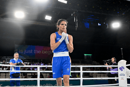 सीडब्ल्यूजी 2026: बॉक्सर साक्षी ने देश के लिए पक्का किया मेडल, महिला 51 किग्रा वर्ग के सेमीफाइनल में पहुंचीं