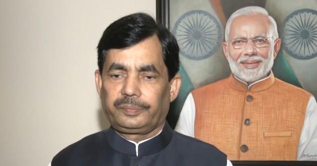 ‘शीशे के घर में रहने वाले दूसरों के घरों पर पत्थर नहीं चलाते’, कांग्रेस पर बरसे शाहनवाज हुसैन