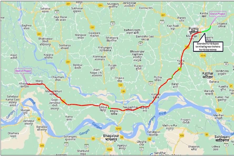 खगड़िया-पूर्णिया फोरलेन हाईवे से बिहार के केला और मखाना उद्योग को मिलेगा बढ़ावा