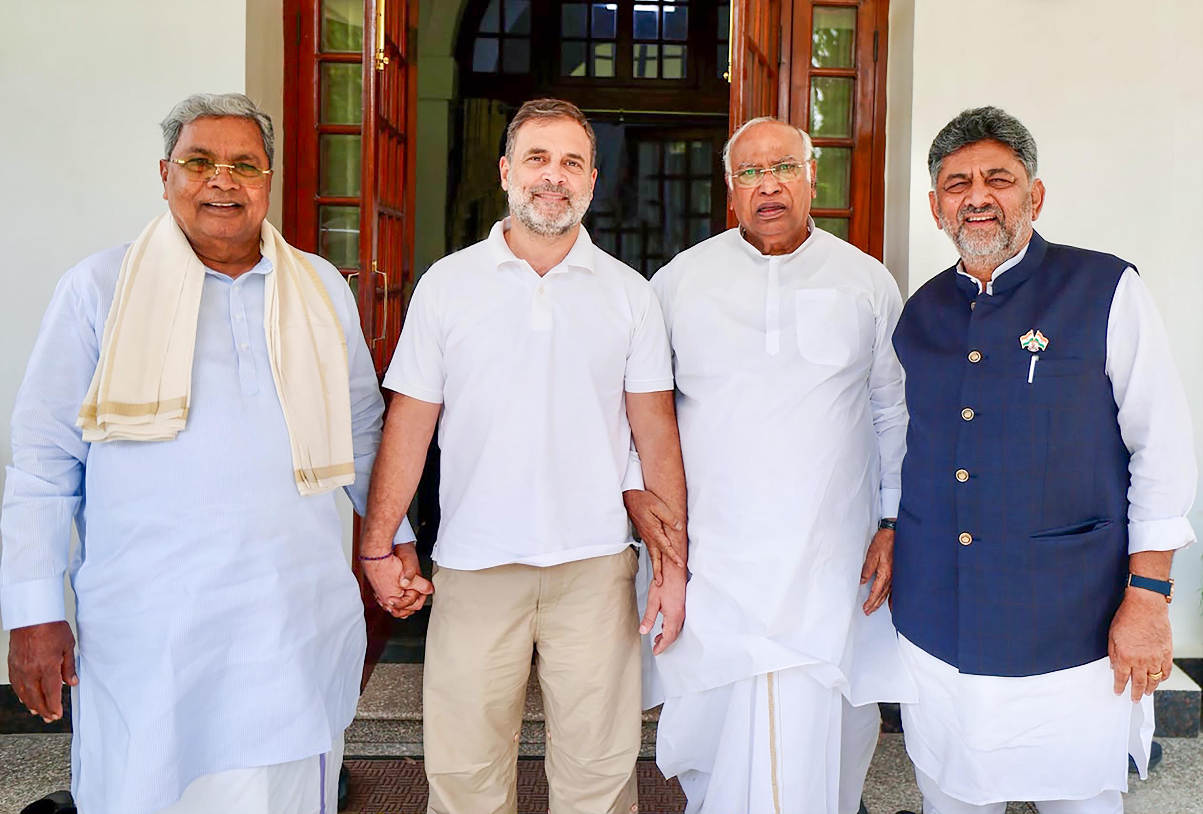 कर्नाटक : बुधवार को मुख्यमंत्री पद की शपथ लेंगे डीके शिवकुमार, राहुल गांधी और मल्लिकार्जुन खड़गे होंगे शामिल