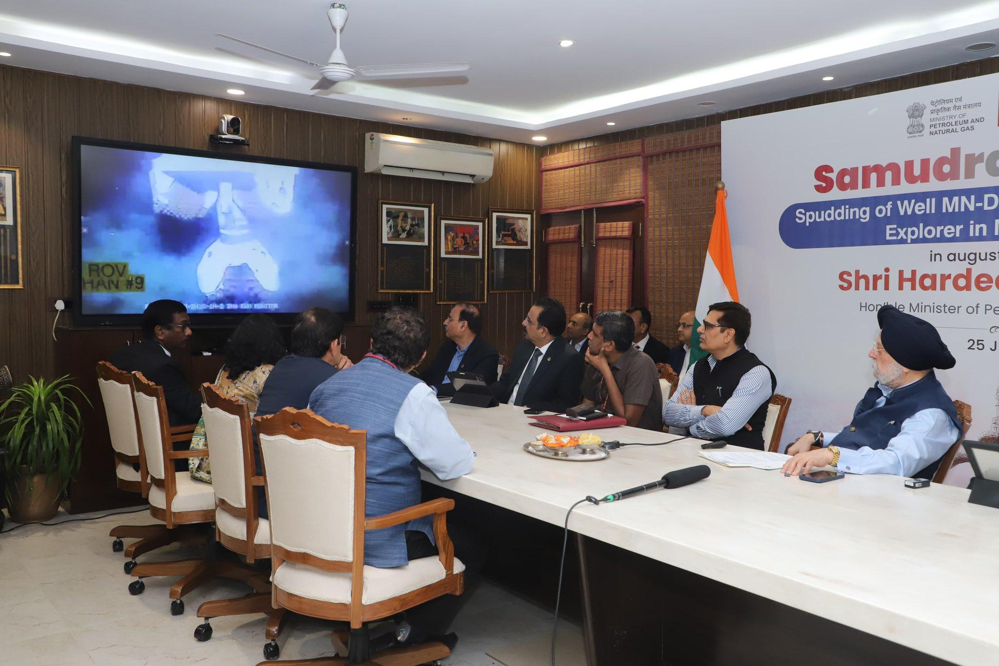 महानदी ऑफशोर बेसिन में पहले अप्रेजल वेल की ड्रिलिंग शुरू, ऊर्जा सुरक्षा की दिशा में नया अध्याय: हरदीप पुरी